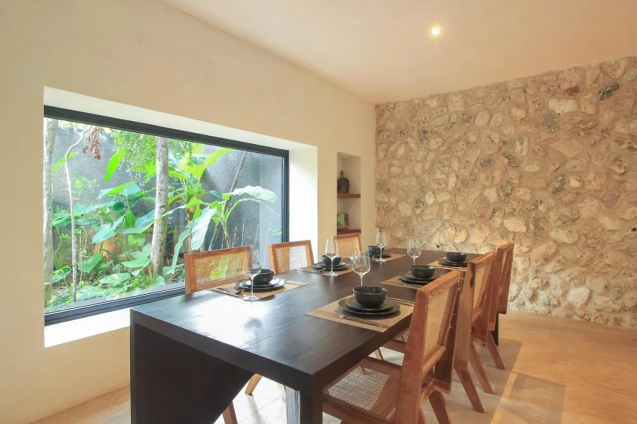 Elegant Boho Style Villa Jungle Views In Rooftop Deck & Outstanding Raw Pool In Holistika Tulum Holiday home