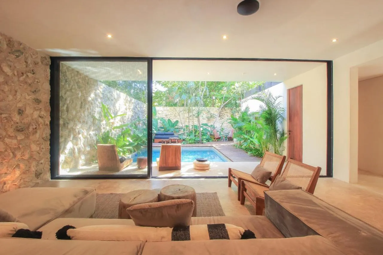 Elegant Boho Style Villa Jungle Views In Rooftop Deck & Outstanding Raw Pool In Holistika Tulum 0*,  Meksika